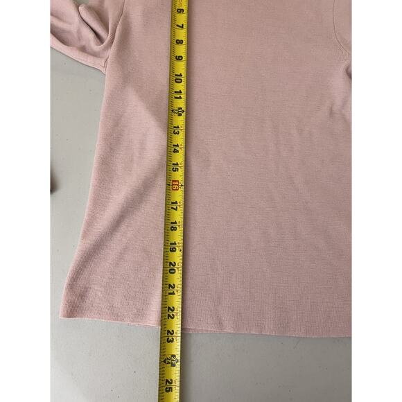 Tory Burch Kimberly Sweater S Merino Wool Coquette Preppy Minimalist Old Money - Picture 12 of 14